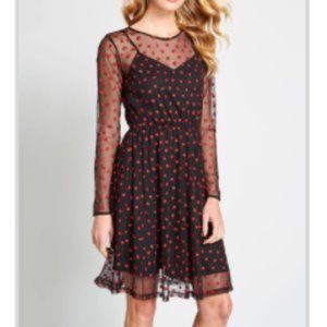 Black Heart Dazzle Do It Dress (Size M)